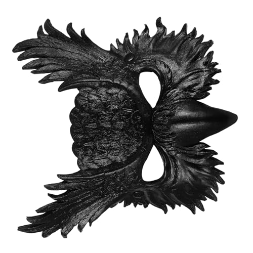 Eulenmaske Cosplay für Halloween Verstellbare Tierkopf Maske für Karneval und Kostümpartys Langlebig Atmungsaktiv mit Sicht Cosplay Maskenbälle von Toddmomy
