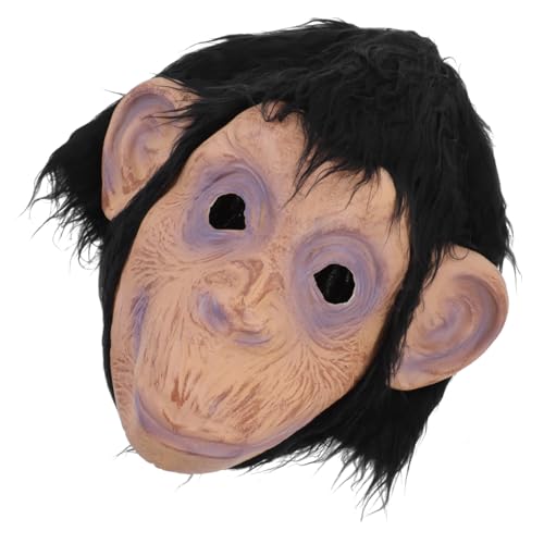 Halloween Gorilla Kopfmaske Gruselige Tiermaske für Cosplay Partys Leicht und Bequem für Schaurige Halloween Halloween Gorilla Kopfmaske Gruselige Tiermaske für Cosplay Partys Leicht und Bequem für Schaurige Halloween von Toddmomy