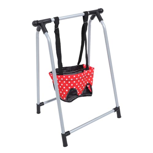 Kleine Puppenschaukel aus Sicherem Material Puppenzubehör für Rollenspiele Realistische Details für Kreatives Babypuppen von Toddmomy