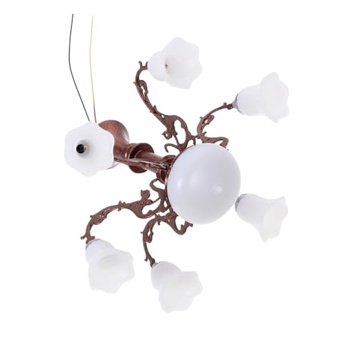 Toddmomy Miniatur Kronleuchter für Puppenhaus Dekorative Kleiner Deckenlampe aus Abs Metall für Mikro Selbstgemacht Sandtisch Kleiner Haus Wohnzimmer Toddmomy Miniatur Kronleuchter für Puppenhaus Dekorative Kleiner Deckenlampe aus Abs Metall für Mikro Selbstgemacht Sandtisch Kleiner Haus Wohnzimmer von Toddmomy