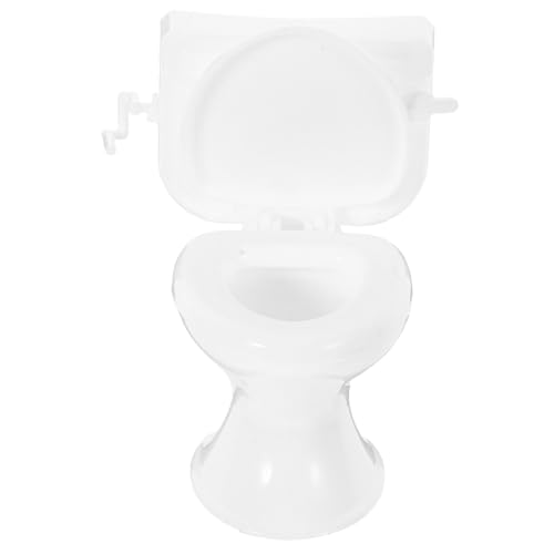 Mini Toilette für Puppenhaus Realistisches Badezimmerzubehör Kindgerecht Kreatives für Fantasievolles Geschichtenerzählen für Puppen von Toddmomy