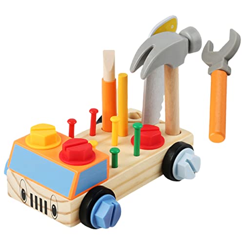Montessori Schraubendreherbrett für Pädagogisches Holzspielzeug zum Zusammenbauen Eines Werkzeugautos Fördert Feinmotorik und Kreatives Lernen Montessori Schraubendreherbrett für Pädagogisches Holzspielzeug zum Zusammenbauen Eines Werkzeugautos Fördert Feinmotorik und Kreatives Lernen von Toddmomy