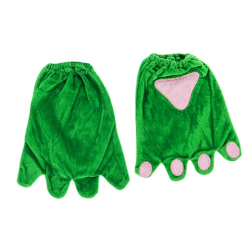 Toddmomy 1 Paar Krallenhandschuhe Warme Handschuhe Mit Tierpfoten Dino -Krallen Alligatorkostüm Für Kleinkinder Dino -Handschuhe Halloween-Handschuhe Mit Pfotenkrallen Green Stoff von Toddmomy