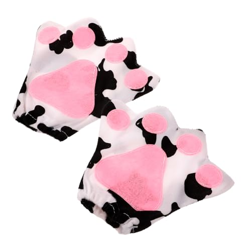 Toddmomy 1 Paar Performance Handschuhe Pfoten Kostüm Finger Hunde Krallen Pelziges Cosplay Tier Halloween Accessoire Fellpflege Cosplay Anziehhandschuhe Cosplay Zubehör Cosplay von Toddmomy