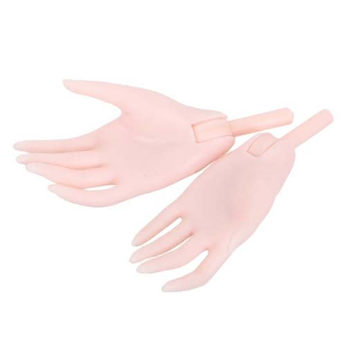 Toddmomy 1 Paar Puppenpalme Ausstellungsständer Für Handmodelle Mannequin-Hand Handpuppe Handanzeige Handmodellhalter Mini-hände Kleine Hände Handmodell Schaufensterpuppe Hand Beige Plastik von Toddmomy
