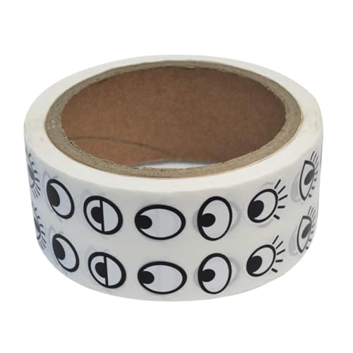 Toddmomy 1 Rolle Selbstklebende Augenetiketten DIY Bastelaufkleber Schwarz und Weiß für Scrapbooking Kreative Aktivitäten und Designs Einfach Anzuwenden Toddmomy 1 Rolle Selbstklebende Augenetiketten DIY Bastelaufkleber Schwarz und Weiß für Scrapbooking Kreative Aktivitäten und Designs Einfach Anzuwenden von Toddmomy