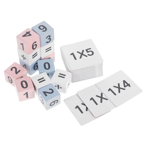 Toddmomy 1 Satz Algorithmus Bausteine Pädagogisches Mathe Brettspiel Mathe familienspiel Mathe-Geschicklichkeitsspiel multiplikationsbrett Frühes Bildungsspielzeug Holz von Toddmomy