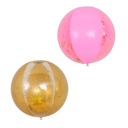Toddmomy 1 Satz Aufblasbare Strandbälle aus Glitzernde Pool Party Bälle für Sommerfeiern für Strand und Feste Toddmomy 1 Satz Aufblasbare Strandbälle aus Glitzernde Pool Party Bälle für Sommerfeiern für Strand und Feste von Toddmomy