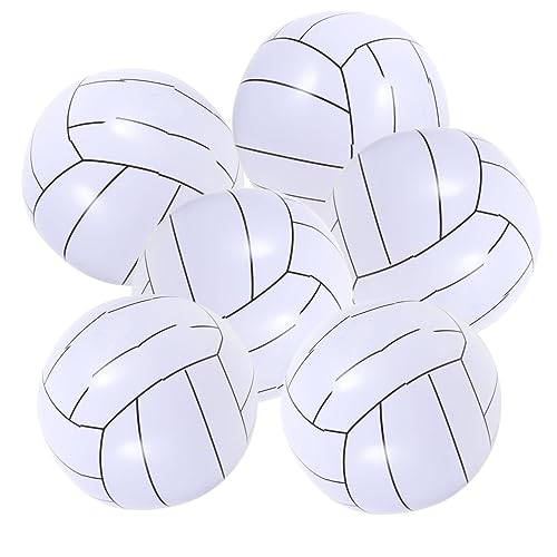 Toddmomy 1 Satz Aufblasbare Strandbälle mit Bällen und Handpumpe Wasserspielzeuge für Pool Strand und Outdoor Aktivitäten Familien und Freundespaß Zufällige Farbe von Toddmomy