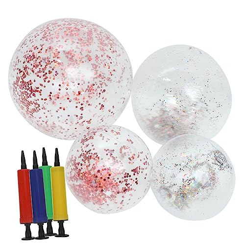 Toddmomy 1 Satz Aufblasbaren Glitzer Strandbällen Bunten Farben und Roségold und Gartenfeiern Wasserspielzeug für Spaß und Unterhaltung Zufällige Farbe Toddmomy 1 Satz Aufblasbaren Glitzer Strandbällen Bunten Farben und Roségold und Gartenfeiern Wasserspielzeug für Spaß und Unterhaltung Zufällige Farbe von Toddmomy