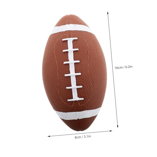 Toddmomy 1 Satz Aufblasbares Rugby- Fußball Fußballpartyspiele Fußballkinder Sportspielzeug Fußballparty Bevorzugt Kleinkind Fußball Aufblasbarer Ball PVC Chocolate von Toddmomy