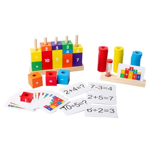 Toddmomy 1 Satz Bausteine ​​für Vorschulkinder Passendes Für Bildungsspielzeug Für Bildungsmathematik Zum Frühen Lernen Für Kleinkinder Colorful Papier von Toddmomy