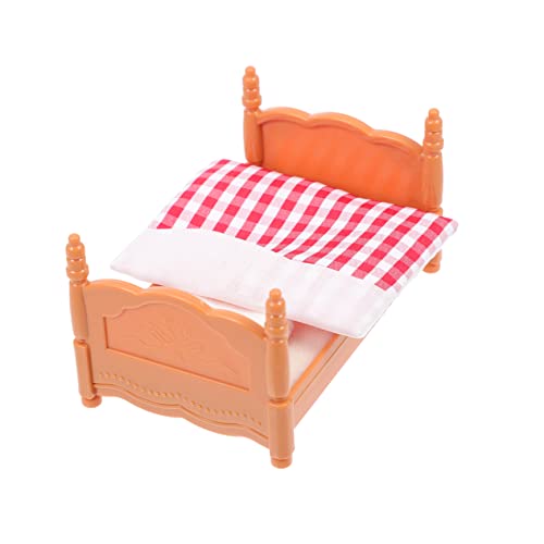 Toddmomy 1 Satz Bettmodell winzig Mini Bausätze Möbelmodell Puppenhausbett Modellhausmöbel Plastik Rosa Toddmomy 1 Satz Bettmodell winzig Mini Bausätze Möbelmodell Puppenhausbett Modellhausmöbel Plastik Rosa von Toddmomy