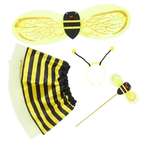 Toddmomy 1 Satz Biene-kostümzubehör Kinderparty-Bienen-Requisite Partykostüm Bienen-bühnenkostüm Für Bienenflügel Haarreif Zauberstab Performance-kostüm Für Mädchen Stoff Gelb Toddmomy 1 Satz Biene-kostümzubehör Kinderparty-Bienen-Requisite Partykostüm Bienen-bühnenkostüm Für Bienenflügel Haarreif Zauberstab Performance-kostüm Für Mädchen Stoff Gelb von Toddmomy