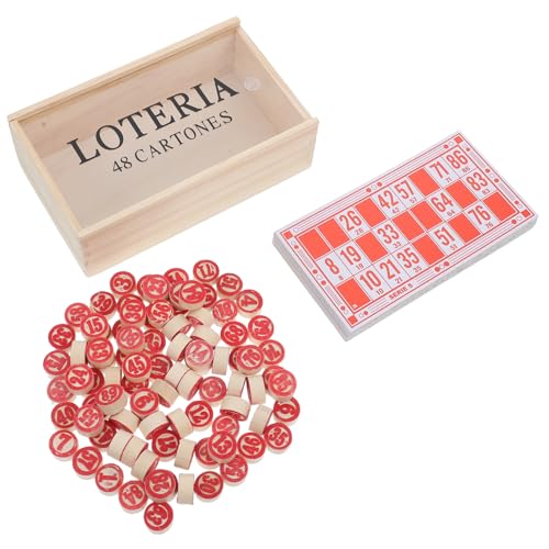 Toddmomy 1 Satz Bingo-Schach Logisches Schachspiel- Strategie Brettspiel Schachbrett Intellektuelles Schachbrettspiel Russisches Bingospiel Tragbares Schachkinderspiel Papier von Toddmomy