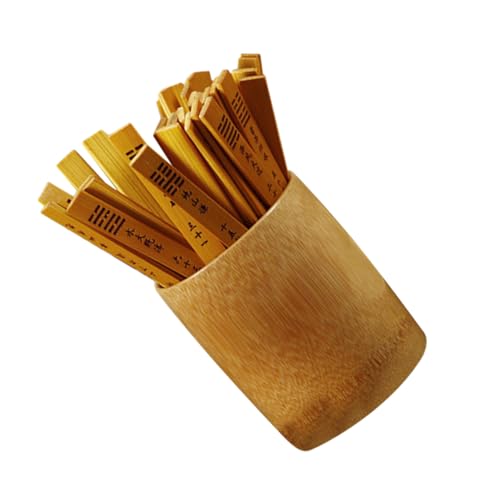 Toddmomy 1 Satz Chinesisches Wahrsage Spielset aus Bambus mit Stäbchen und Eimer Traditionelles Divinationsspiel für Familie und Freunde für Besondere Anlässe und Feng Shui Toddmomy 1 Satz Chinesisches Wahrsage Spielset aus Bambus mit Stäbchen und Eimer Traditionelles Divinationsspiel für Familie und Freunde für Besondere Anlässe und Feng Shui von Toddmomy