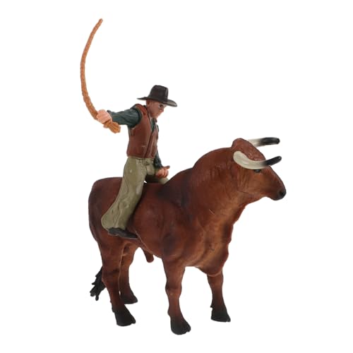 Toddmomy 1 Satz Cowboy-Bullen-Modell für draußen Bullfighter Bullenreiten Fantasie Cowboy-Statue Cowboy- für Jungen Cowboy- Harz Toddmomy 1 Satz Cowboy-Bullen-Modell für draußen Bullfighter Bullenreiten Fantasie Cowboy-Statue Cowboy- für Jungen Cowboy- Harz von Toddmomy