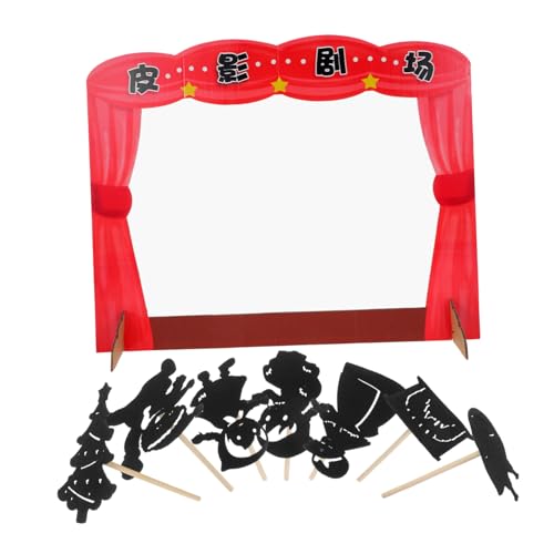 Toddmomy 1 Satz DIY Schattenpuppen für Bastelmaterialien für Interaktive Schattenspiele Theaterbühne und Puppen für Familiengeschichten und Kreatives Spiel Toddmomy 1 Satz DIY Schattenpuppen für Bastelmaterialien für Interaktive Schattenspiele Theaterbühne und Puppen für Familiengeschichten und Kreatives Spiel von Toddmomy