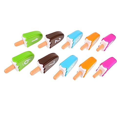 Toddmomy 1 Satz Digitales Lernspielzeug Set Zahlenlernspielzeug für Bunten Eislutscher Paaren für Vorschulkinder Zahlen und Mathematikfähigkeiten von Toddmomy
