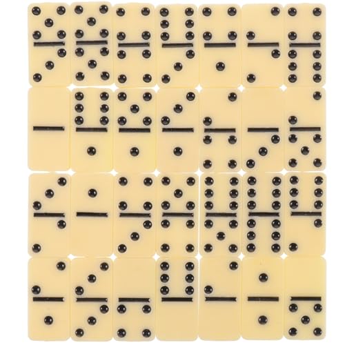 Toddmomy Domino Satz für Erwachsene Klassisches Brettspiel Domino Block Spielzeug für Familienabende Spaß für Zuhause und Unterwegs von Toddmomy