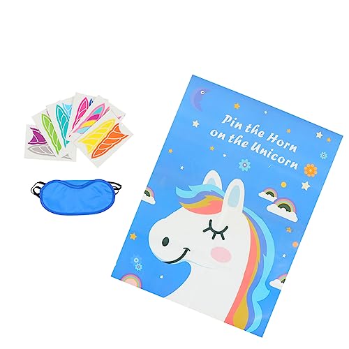 Toddmomy 1 Satz Einhorn Spiel Kreatives Einhorn Geburtstagsspiel für Kinderpartys und Lustig als Dekoration für Kinderzimmer Toddmomy 1 Satz Einhorn Spiel Kreatives Einhorn Geburtstagsspiel für Kinderpartys und Lustig als Dekoration für Kinderzimmer von Toddmomy