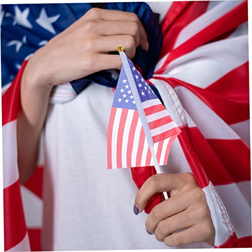 Toddmomy 1 Satz Flag-brille Memorial Day Usa-flaggen Flagge Mini Mini-flagge Der Vereinigten Staaten Patriotische Verschlussbrille Uns Tragbare Flagge Länderflaggen Kleidung Klein Stoff von Toddmomy
