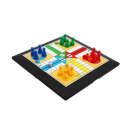 Toddmomy 1 Satz Fliege Schachrätselspielzeug Tragbares Reiseschachspiel Kinderschach Schachmatte geometrisches Schachspiel fliegendes Schachspielzeug Flugschach Plastik von Toddmomy