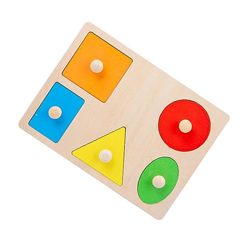Toddmomy 1 Satz Geometrisches Formen Puzzle aus Holz für Pädagogisches Montessori Lernspielzeug Farben Formen und Hand Augen Koordination für Jungen und Mädchen Toddmomy 1 Satz Geometrisches Formen Puzzle aus Holz für Pädagogisches Montessori Lernspielzeug Farben Formen und Hand Augen Koordination für Jungen und Mädchen von Toddmomy