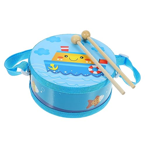 Toddmomy 1 Satz Hand Drum Set Cartoon Double Sided Percussion Instrument mit Drumsticks für Langlebig für Kreative Musikstunden Toddmomy 1 Satz Hand Drum Set Cartoon Double Sided Percussion Instrument mit Drumsticks für Langlebig für Kreative Musikstunden von Toddmomy