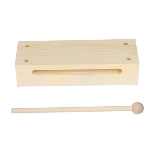 Toddmomy 1 Satz Holz Percussion Instrument mit Doppelton Musikalisches für Musikunterricht und Sensorische Entwicklung Handgefertigt und Sicher Fördert Musikalische Gehör und Macht Freude von Toddmomy