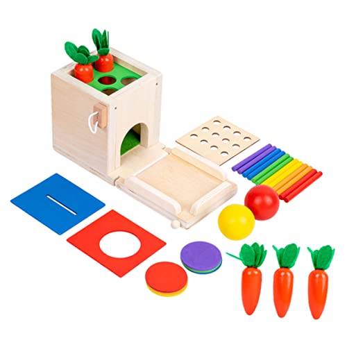 Toddmomy 1 Satz Holzspielzeug Montessori Sensory Toy für Farberkennung Motorikspiel Unterhaltsames Lernspielzeug für Kleinkinder Sicheres und für Kreativität und Hand Augen Koordination Toddmomy 1 Satz Holzspielzeug Montessori Sensory Toy für Farberkennung Motorikspiel Unterhaltsames Lernspielzeug für Kleinkinder Sicheres und für Kreativität und Hand Augen Koordination von Toddmomy