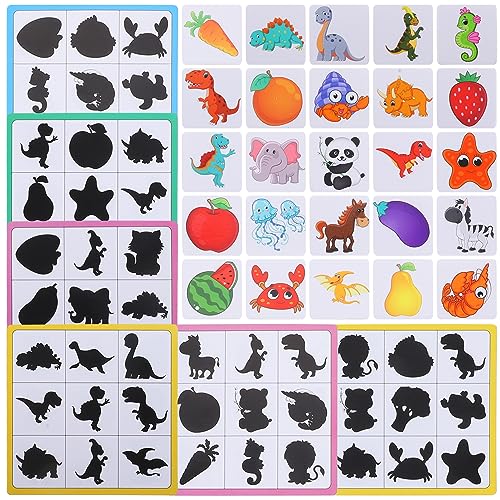 Toddmomy 1 Satz Holzspielzeug für Schattenzuordnung Hand Augen Koordination Puzzle für Kleinkinder Lustiges Matching Geistigen Entwicklung für Vorschulkinder Toddmomy 1 Satz Holzspielzeug für Schattenzuordnung Hand Augen Koordination Puzzle für Kleinkinder Lustiges Matching Geistigen Entwicklung für Vorschulkinder von Toddmomy
