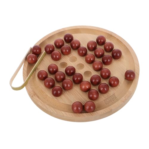 Toddmomy 1 Satz Kindertischspiel Schach interaktives brettspiel Brettspiele für einen Spieler Einzelspieler-Schach Peg-Solilaire-Spiel Reisespiel Bambus Toddmomy 1 Satz Kindertischspiel Schach interaktives brettspiel Brettspiele für einen Spieler Einzelspieler-Schach Peg-Solilaire-Spiel Reisespiel Bambus von Toddmomy