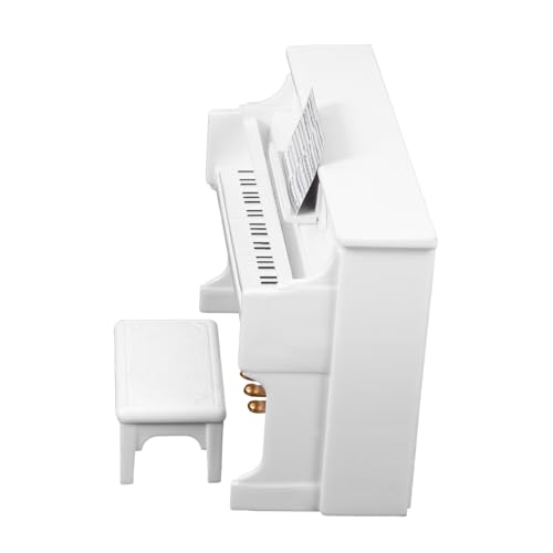 Toddmomy 1 Satz Klaviermodell Klavier für Minihaus Klavier für Puppenhaus Miniklavier für Puppe Puppenhausmöbel Mini-Hausschmuck Puppenhaus Klavier und Hocker Plastik Weiß Toddmomy 1 Satz Klaviermodell Klavier für Minihaus Klavier für Puppenhaus Miniklavier für Puppe Puppenhausmöbel Mini-Hausschmuck Puppenhaus Klavier und Hocker Plastik Weiß von Toddmomy