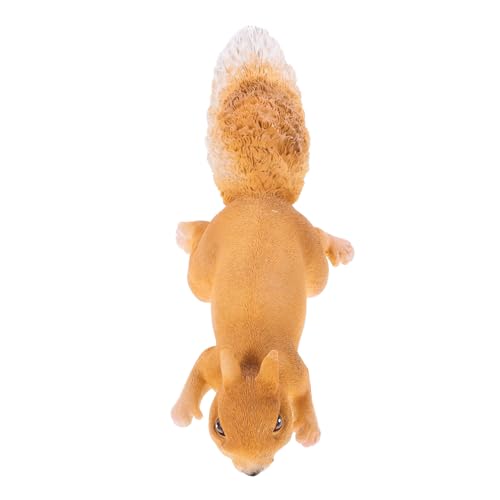 Toddmomy 1 Satz Kleine Eichhörnchenskulptur Kleine Eichhörnchen-Dekoration Gefälschte Eichhörnchenfiguren Realistische Eichhörnchenmodelle Eichhörnchen Simulation Tiermodell Harz von Toddmomy
