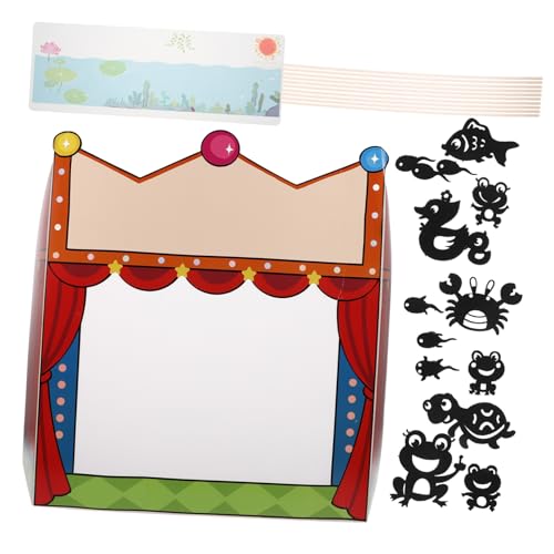 Toddmomy 1 Satz Lehrmittel Für Schattenpuppen Puppentheater Puppenbausatz Selber Machen Schattenfiguren Für Zum Geschichtenerzählen Marionetten-kit Handpuppe Black Papier von Toddmomy