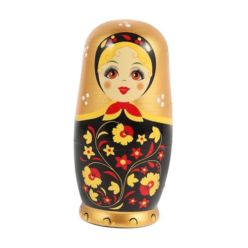 Toddmomy 1 Satz Matroschka- Weihnachts-Nistpuppe Nistpuppen für Geburtstagsgeschenk Kunstvolle Puppen Russische Nistpuppen Russische Enten-Nistpuppen hölzern von Toddmomy