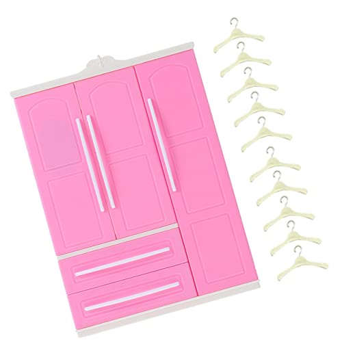 Toddmomy 1 Satz Mini-Kleider Schrank Puppengarderobe Fashion Doll Closet Puppenkleidungsinhaber Mädchen kleiderständer puppenhaus zubehör Minischrank Mini Möbel Plastik Rosy Toddmomy 1 Satz Mini-Kleider Schrank Puppengarderobe Fashion Doll Closet Puppenkleidungsinhaber Mädchen kleiderständer puppenhaus zubehör Minischrank Mini Möbel Plastik Rosy von Toddmomy