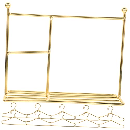 Toddmomy 1satz Miniatur Kleiderbügel Kleiderständer Für Kleine Hänger Für Dekoration Und Aufbewahrung Von Dollhouse Kleidung Goldfarben von Toddmomy