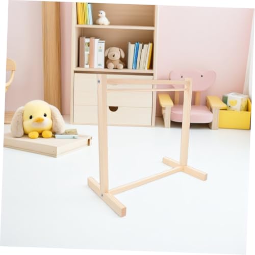 Toddmomy 1 Satz Miniatur Kleiderständer aus Holz für Puppen Puppenbekleidungsständer mit Holzkleiderbügeln für Puppenhaus und Shower Deko Toddmomy 1 Satz Miniatur Kleiderständer aus Holz für Puppen Puppenbekleidungsständer mit Holzkleiderbügeln für Puppenhaus und Shower Deko von Toddmomy