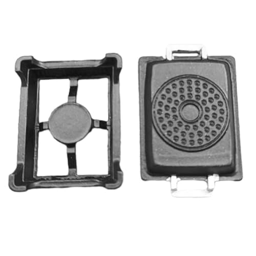Toddmomy 1 Satz Miniaturkochgeschirr Puppenhaus Kleiner Grill Grillschalenmodell Mini-küche Als Requisite Mini-küchengeschirr Mini-hausgrillpfanne Black Legierung von Toddmomy