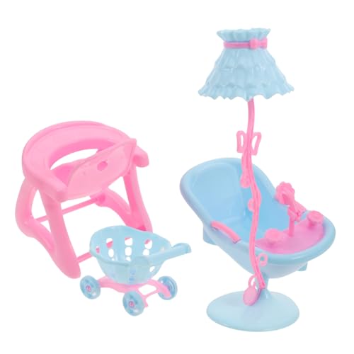 Toddmomy 1 Satz Miniaturmöbel Set für Puppenhaus Teiliges Zubehör mit Hochstuhl Tischlampe Einkaufswagen und Badewanne Sicher und Vielseitig für Kreatives Rollenspiel für Kleinkinder Toddmomy 1 Satz Miniaturmöbel Set für Puppenhaus Teiliges Zubehör mit Hochstuhl Tischlampe Einkaufswagen und Badewanne Sicher und Vielseitig für Kreatives Rollenspiel für Kleinkinder von Toddmomy
