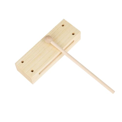 Toddmomy 1 Satz Musikalisches Holzspielzeug Traditionelles Percussion Instrument für Rhythmische Musik und Musikalische Früherziehung Handgefertigt und Sicher von Toddmomy