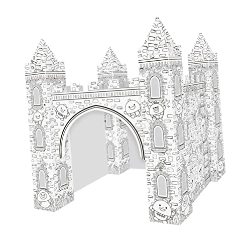 Toddmomy 1 Satz Papier Castle DIY Malset Kreatives Puzzle für Abnehmbares Design für Geburtstagsfeiern und Gruppenaktivitäten Sicheres und Geruchsfreies Material Toddmomy 1 Satz Papier Castle DIY Malset Kreatives Puzzle für Abnehmbares Design für Geburtstagsfeiern und Gruppenaktivitäten Sicheres und Geruchsfreies Material von Toddmomy