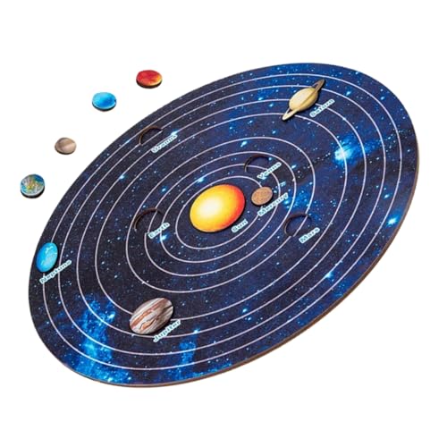 Toddmomy 1 Satz Planeten -Puzzlespielzeug Erkenntnisrätsel Holzpuzzle für Kleinkinder Rätsel zum Sonnensystem Vorschulspielzeug Solarplaneten-Rätsel Kinderspielzeug hölzern Toddmomy 1 Satz Planeten -Puzzlespielzeug Erkenntnisrätsel Holzpuzzle für Kleinkinder Rätsel zum Sonnensystem Vorschulspielzeug Solarplaneten-Rätsel Kinderspielzeug hölzern von Toddmomy