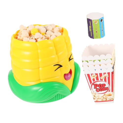 Toddmomy 1 Satz Popcornspielzeug Popcorn Party Spaß lustiges Plüschspielzeug lustige Familienspiele Simulationsspielzeug für Plastik Yellow von Toddmomy