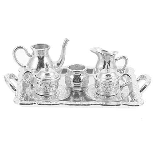 Toddmomy 1 Satz Puppenhaus-Modell Mini-Hausversorgung Mini-Teekessel-Dekore Mini- -Ornament-Miniaturen Miniaturdekoration Wasserkocher klein Legierung Silver von Toddmomy