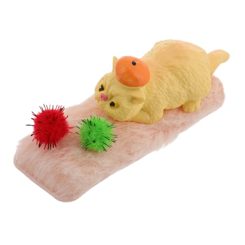Toddmomy 1 Satz Puppenhauskatze Deko Mini House Prop Katzenminiatur Kätzchen Basteln Puppenhauslieferungen Mini-Katze Katzenfigur Miniatur-tiermodell Puppenhaus-versorgung Plüsch von Toddmomy