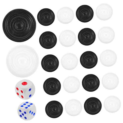 Toddmomy 1 Satz Schwarz Weiße Kunststoff Ersatzstücke für Schach und Dame Kompatibel mit Meisten Brettspielen Langlebig und Hautfreundlich für Reisen und Ersatz von Alten Spielsteinen Toddmomy 1 Satz Schwarz Weiße Kunststoff Ersatzstücke für Schach und Dame Kompatibel mit Meisten Brettspielen Langlebig und Hautfreundlich für Reisen und Ersatz von Alten Spielsteinen von Toddmomy
