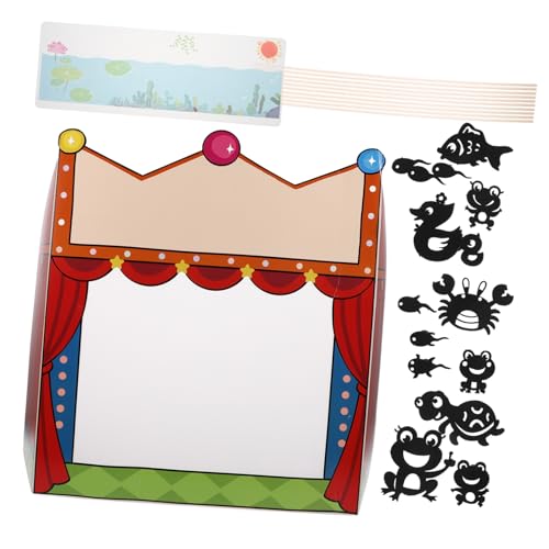 Toddmomy 1 Satz Shadow Puppet Kit für Kreatives Bastelset mit Fingerpuppen Interaktivem Theater und Experimentellem Material für und Kreative Projekte von Toddmomy